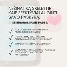 Įkelti vaizdą į galerijos rodinį, Metinė seminarų prenumerata