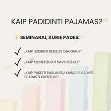 Įkelti vaizdą į galerijos rodinį, Metinė seminarų prenumerata