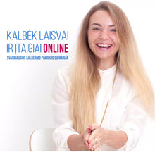 Įkelti vaizdą į galerijos rodinį, „Kalbėk įtaigiai ir laisvai online“