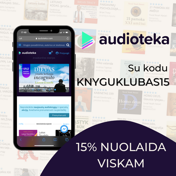 Nuolaida su kodu KNYGYKLUBAS15