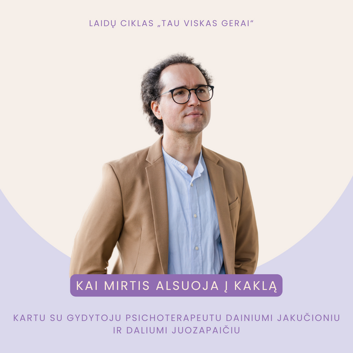 Kai mirtis alsuoja į kaklą