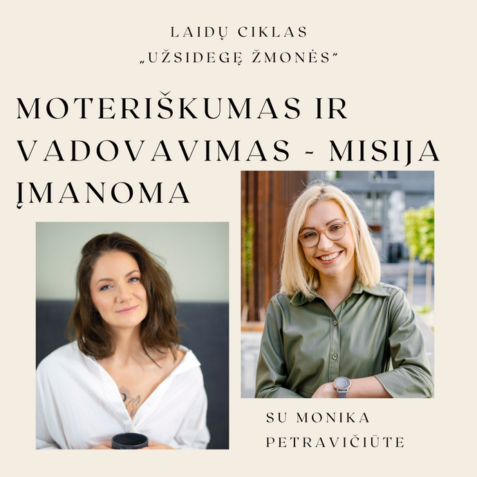 Moteriškumas ir vadovavimas - MISIJA ĮMANOMA