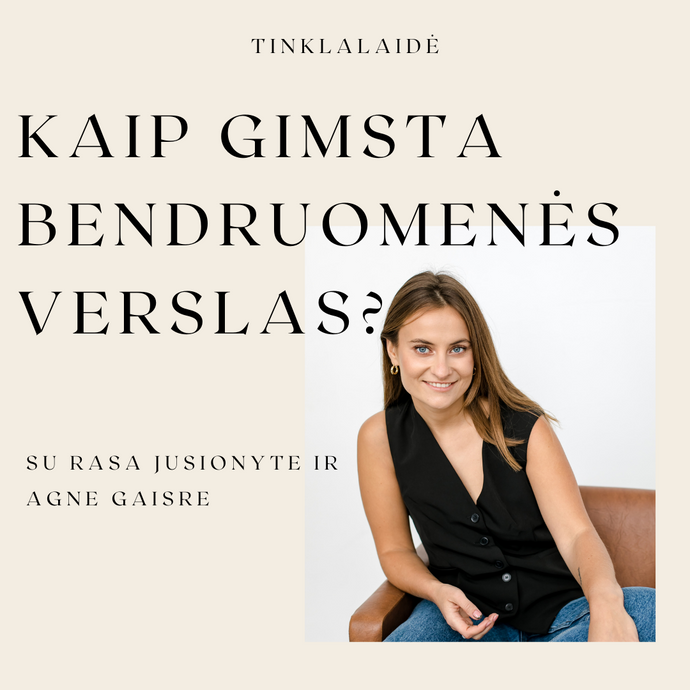 Kaip gimsta bendruomenės verslas?