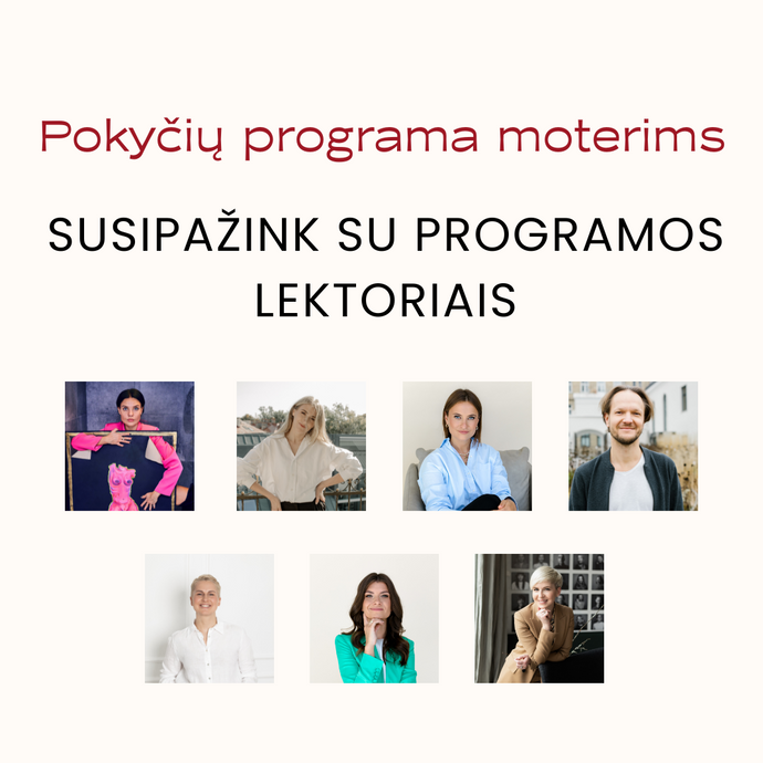 Susipažink su programos lektoriais