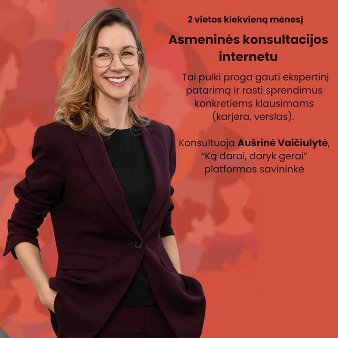 Asmeninės konsultacijos ir koučingo sesijos