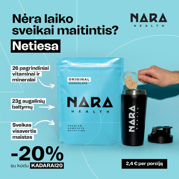 Specialus NARA Health pasiūlymas